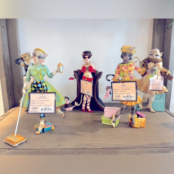 margaret le van Other - Alley Cat figurines set of 5. Excellent condition. Individual priced ($50-$100).